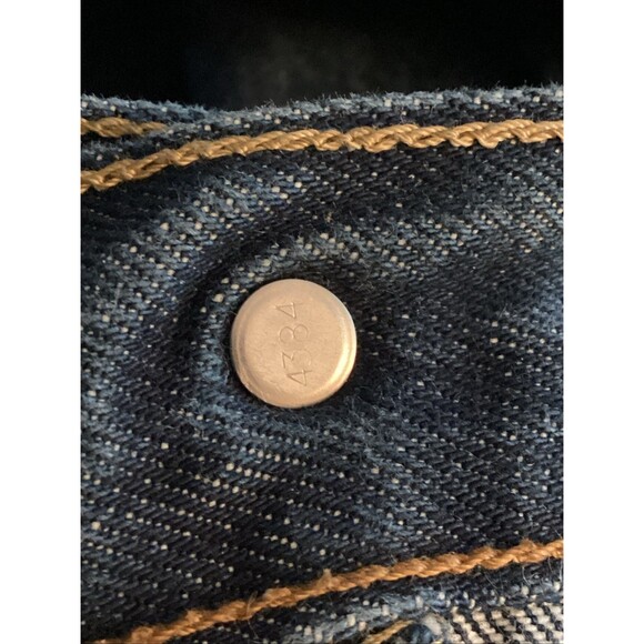 Levi’s 501 Men’s Button Fly Straight Leg Dark Wash Jeans 34x31 Actual - Picture 7 of 15